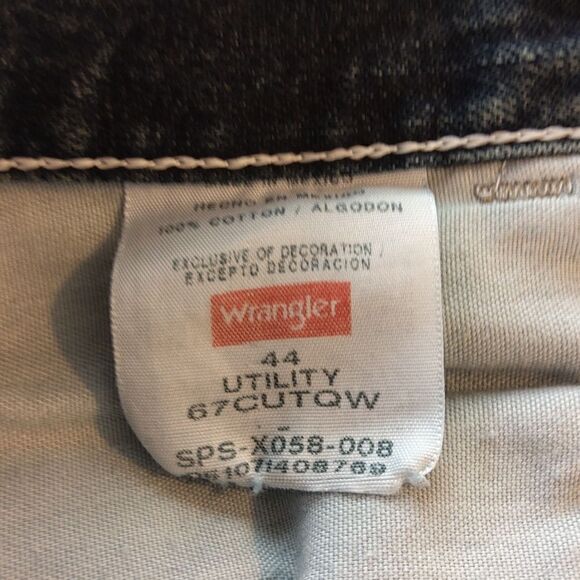 Wrangler antique blue denim five pocket utility shorts - Picture 11 of 11